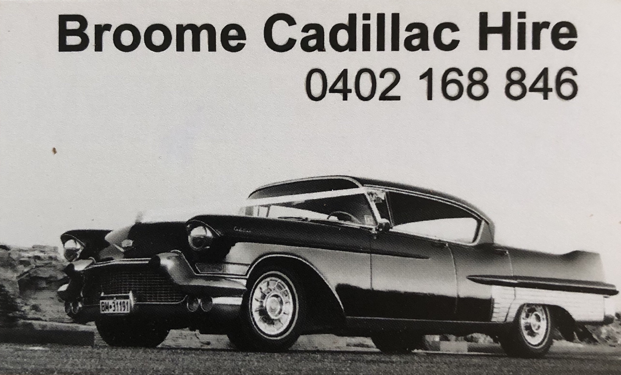 Broome Cadillac hire