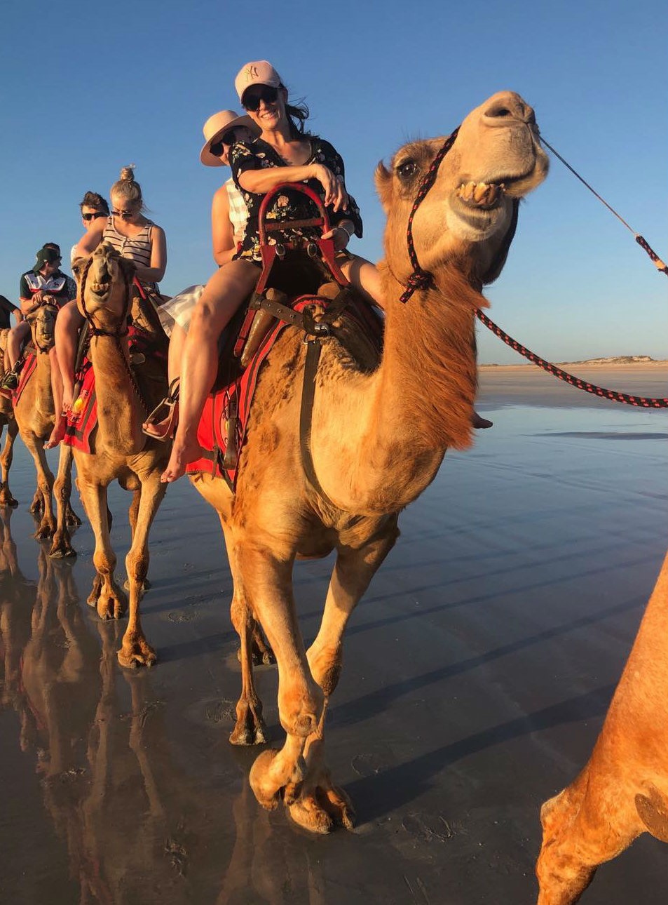 Sunset Camel Tour Red Sun Camels
